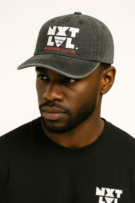NXT LVL Cap - Washed Grey/Black